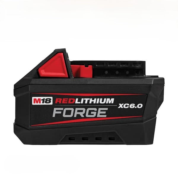 Batería Recargable MILWAUKEE M18 FORGE 48-11-1861 High Output 6.0Ah Color Rojo con Indicador LED