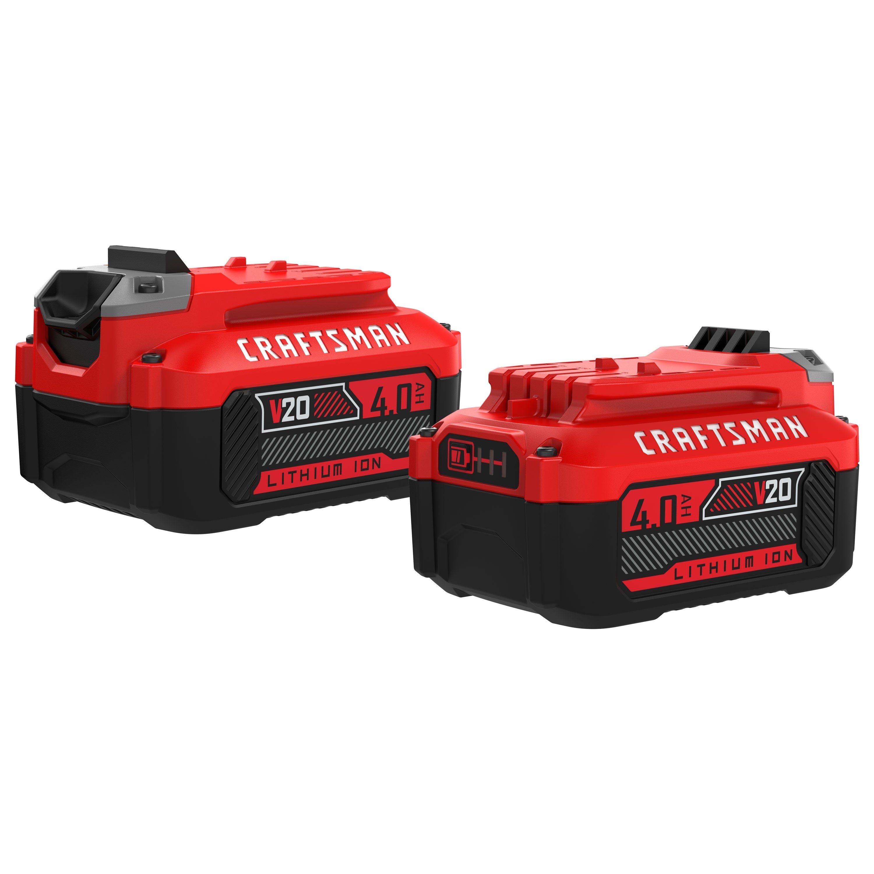 Batería Recargable CRAFTSMAN V20 CMCB204-2 Paquete de 2 Unidades 4.0Ah Color Rojo y Negro