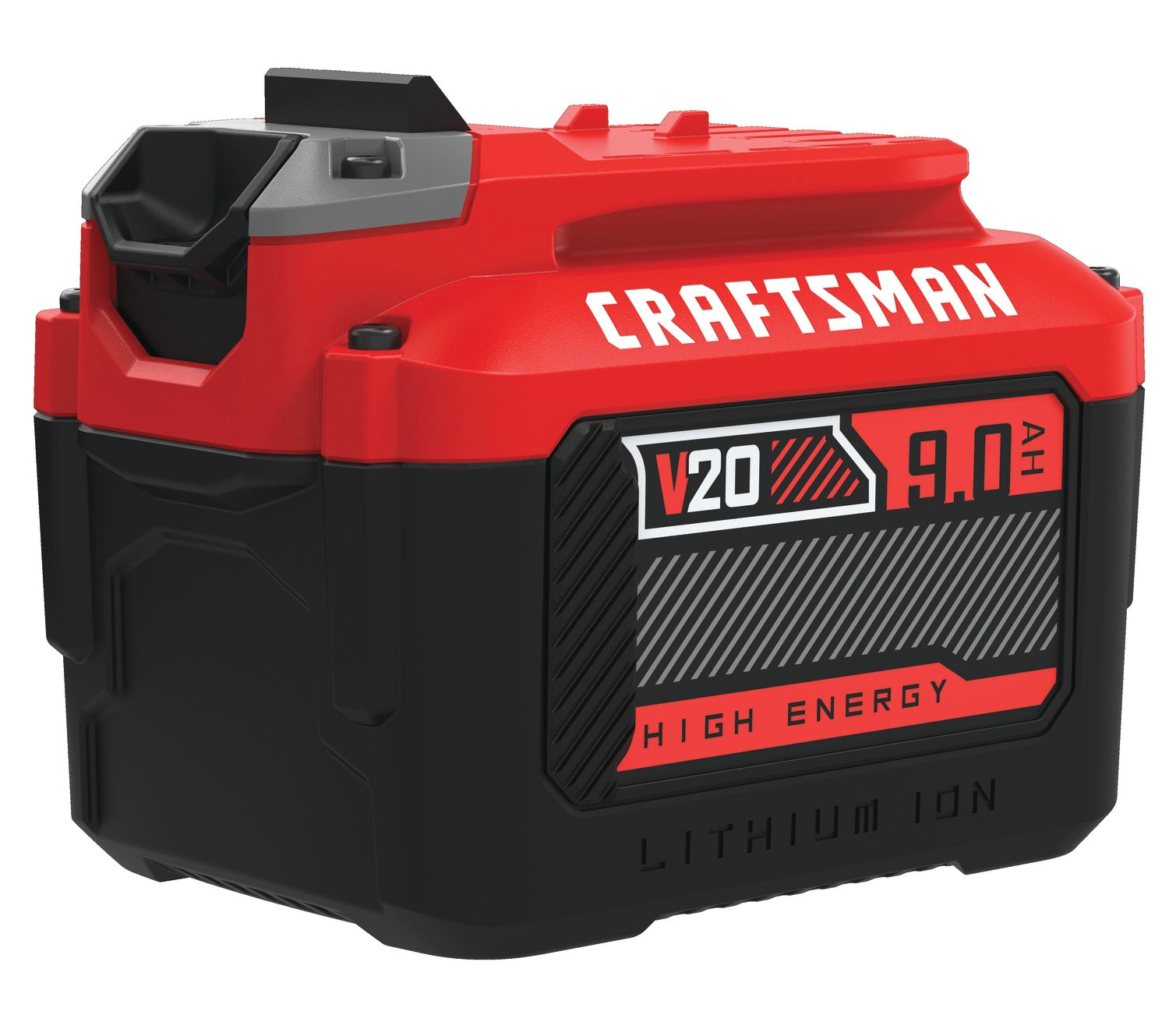 Batería Recargable CRAFTSMAN V20 CMCB209 9.0Ah Alta Capacidad Color Rojo con Monitor de Carga