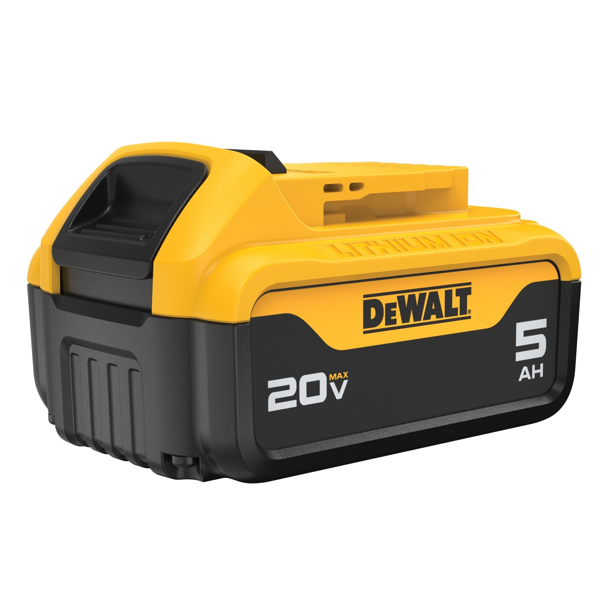Batería Recargable DEWALT 20V MAX DCB205 5.0Ah Individual Color Amarillo con Indicador LED