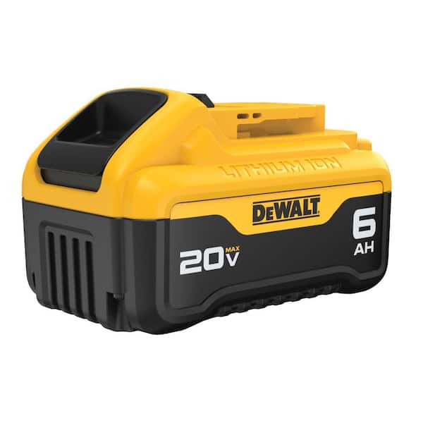 Batería Recargable DEWALT 20V MAX DCB206 XR Industrial 6.0Ah con Acabado Amarillo y Negro