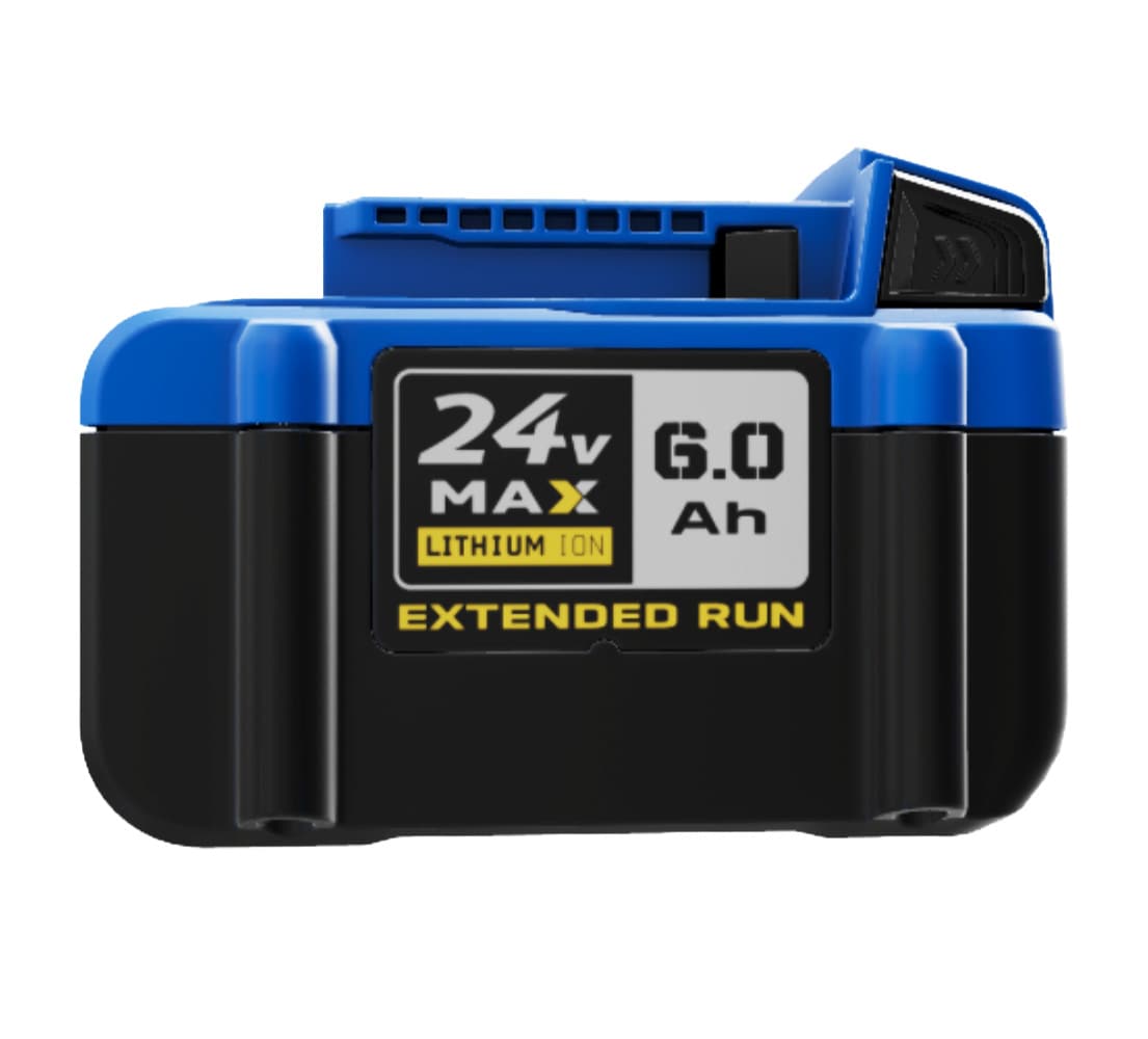 Batería Recargable KOBALT 24V KB 624-03 6.0Ah Alta Capacidad Color Azul con Indicador de Carga