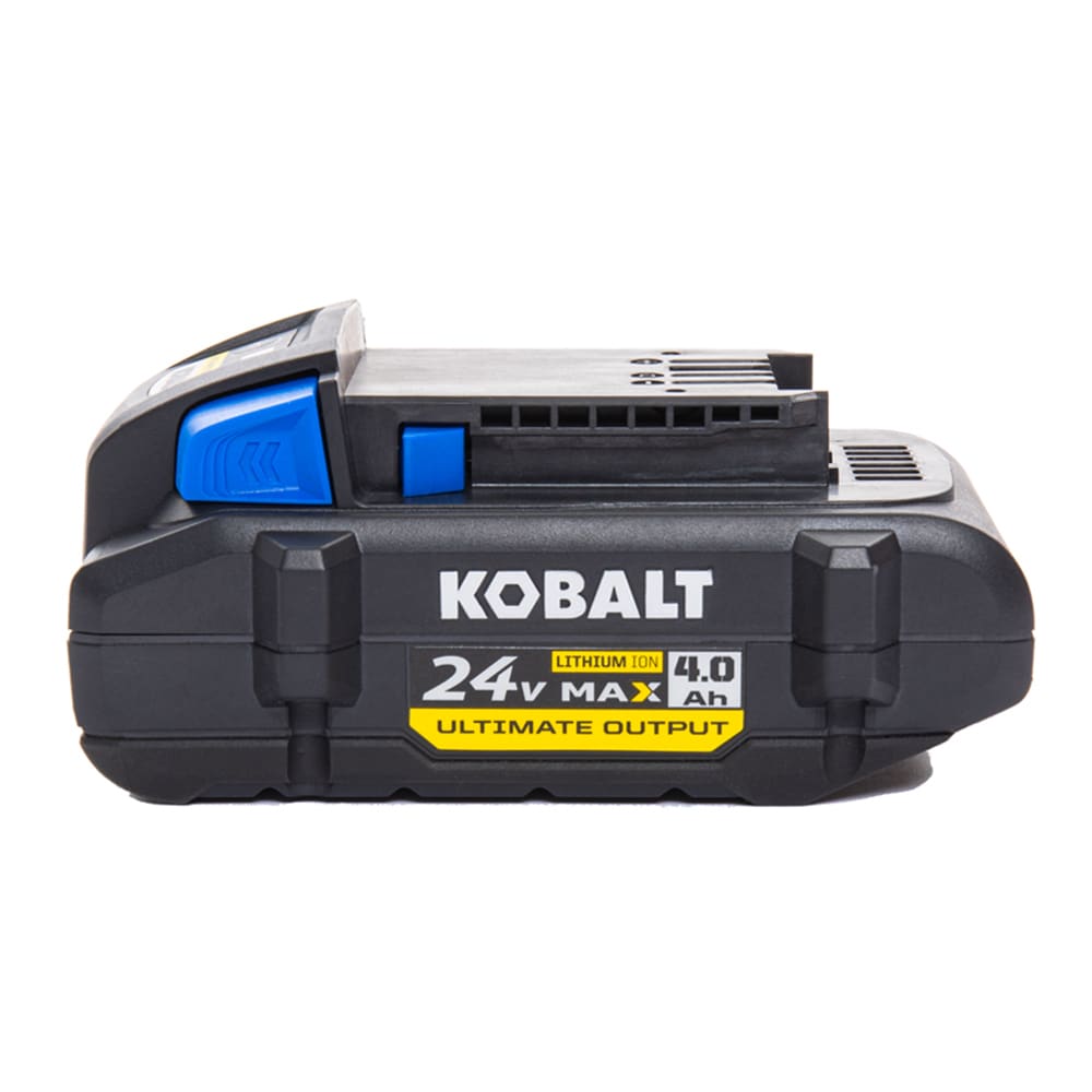 Batería Recargable KOBALT 24V KXB 424-03 Ultimate Output 4.0Ah Color Azul con Monitor Digital