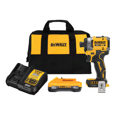 Atornillador de Impacto DEWALT DCF860QQ1 1/4 Pulgada Brushless Kit Completo