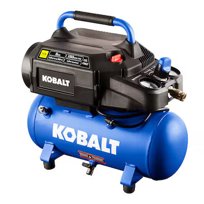 Compresor de Aire KOBALT LK3197 3 Galones 150 PSI Hot Dogs Portátil