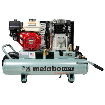 Compresor de Aire METABO HPT EC2610EAM 9 Galones 145 PSI Carretilla Gasolina