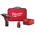 Destornillador Inalámbrico MILWAUKEE M12 2401-22 1/4 Pulg Hex Kit Completo con Cargador