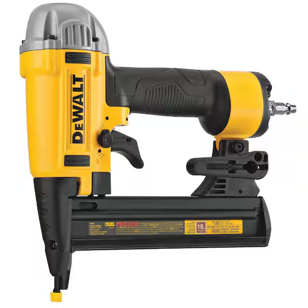 Engrapadora Neumática DEWALT DWFP1838 18 GA 1/4 Pulg Corona Cableada Color Amarillo