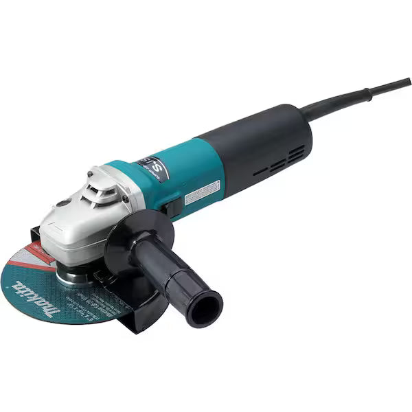 Esmeriladora para Corte MAKITA 9566CV 6 Pulg 13A SJS con Guarda Protectora Azul Turquesa