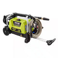 Hidrolavadora Eléctrica RYOBI RY1419MT 1900 PSI 1.2 GPM con Manguera y Ruedas Verdes