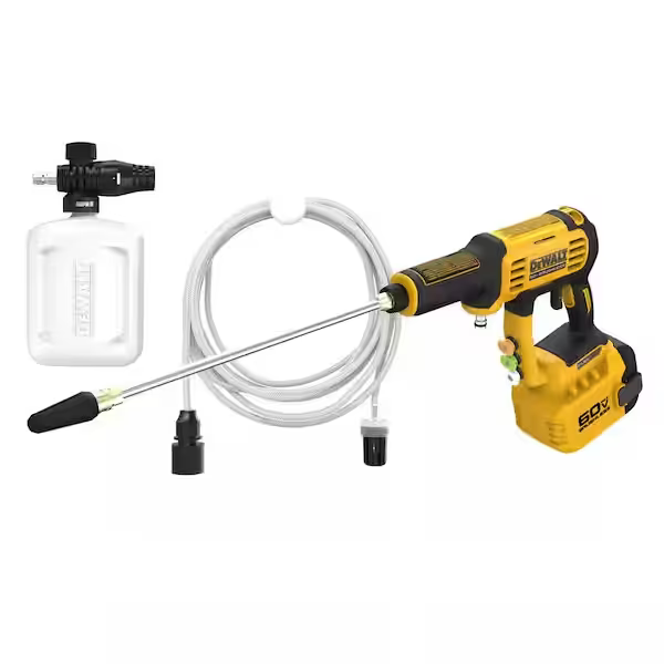 Hidrolavadora Inalámbrica DEWALT FLEXVOLT DCPW1000B 1000 PSI Boquilla de Spray sin Batería