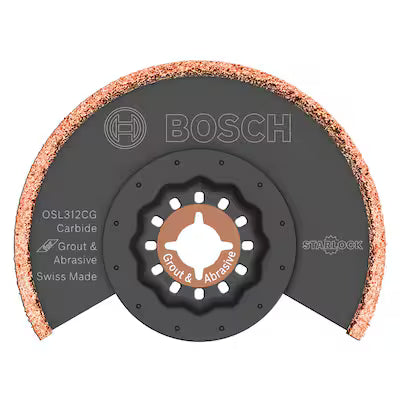 Hoja Oscilante BOSCH OSL312CGL Carburo Starlock para Cortes Precisos