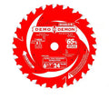 Hoja Sierra DIABLO D0624DR 6-1/2 Pulg 24 Dientes Demo Demon Ultra Delgada para Madera