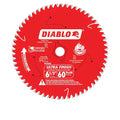 Hoja Sierra DIABLO D0660R 6-1/2 Pulg 60 Dientes Ultra Acabado para Madera Contrachapada