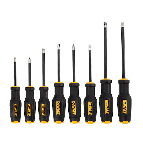 Juego de Desarmadores DEWALT DWHT65102 MAXFIT 8 Piezas Puntas Magnéticas y Mangos