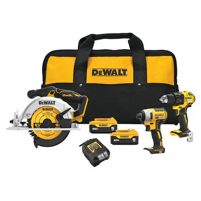 Kit Combinado DEWALT DCK330P2 20V MAX 3-Herramientas Kit Completo