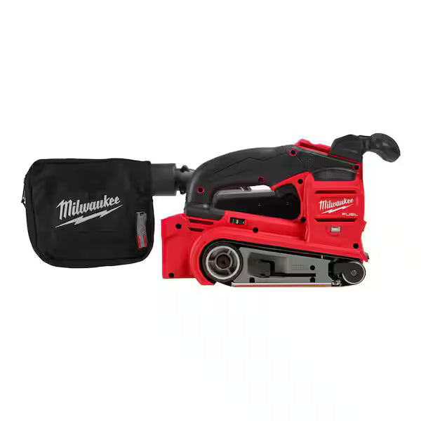 Lijadora de Banda MILWAUKEE M18 FUEL 2832-20 Tamaño Compacto Color Rojo sin Batería