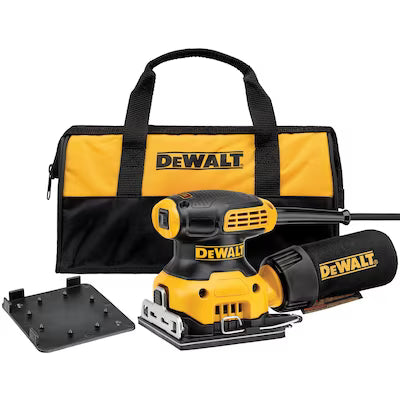 Lijadora de Hojas DEWALT DWE6411K 2.3A con Recolección de Polvo Kit Completo