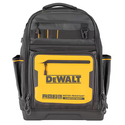 Mochila DEWALT DWST560102 con Cremallera 13.75 Pulgadas Negra Amarilla