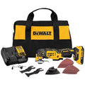 Multiherramienta Oscilante DEWALT DCS356SD1 8-Piezas Kit Completo con Estuche