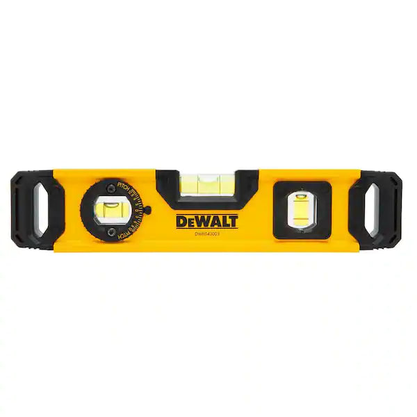 Nivel Torpedo DEWALT DWHT43003 9 Pulg Profesional 3 Burbujas de Alto Contraste