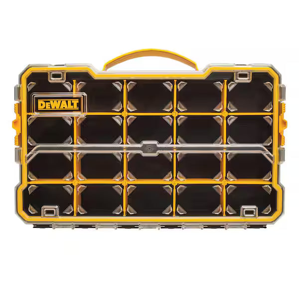 Organizador Profesional DEWALT DWST14830 20 Compartimentos Tapa Transparente de Plástico