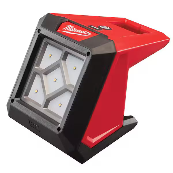 Reflector Compacto MILWAUKEE M12 2364-20 1000 Lúmenes LED Color Rojo con Gancho Metálico