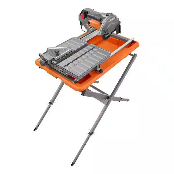 Sierra para Azulejo con Base RIDGID R4031S 7 Pulg 9A Corte Húmedo con Base Metálica