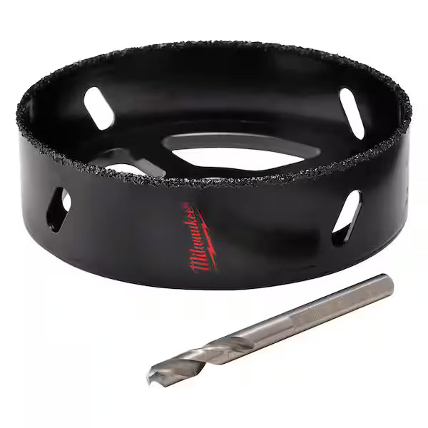 Sierra de Copa Carburo MILWAUKEE 49-56-0305 6-3/8 Pulg Broca Piloto para Luz Empotrada